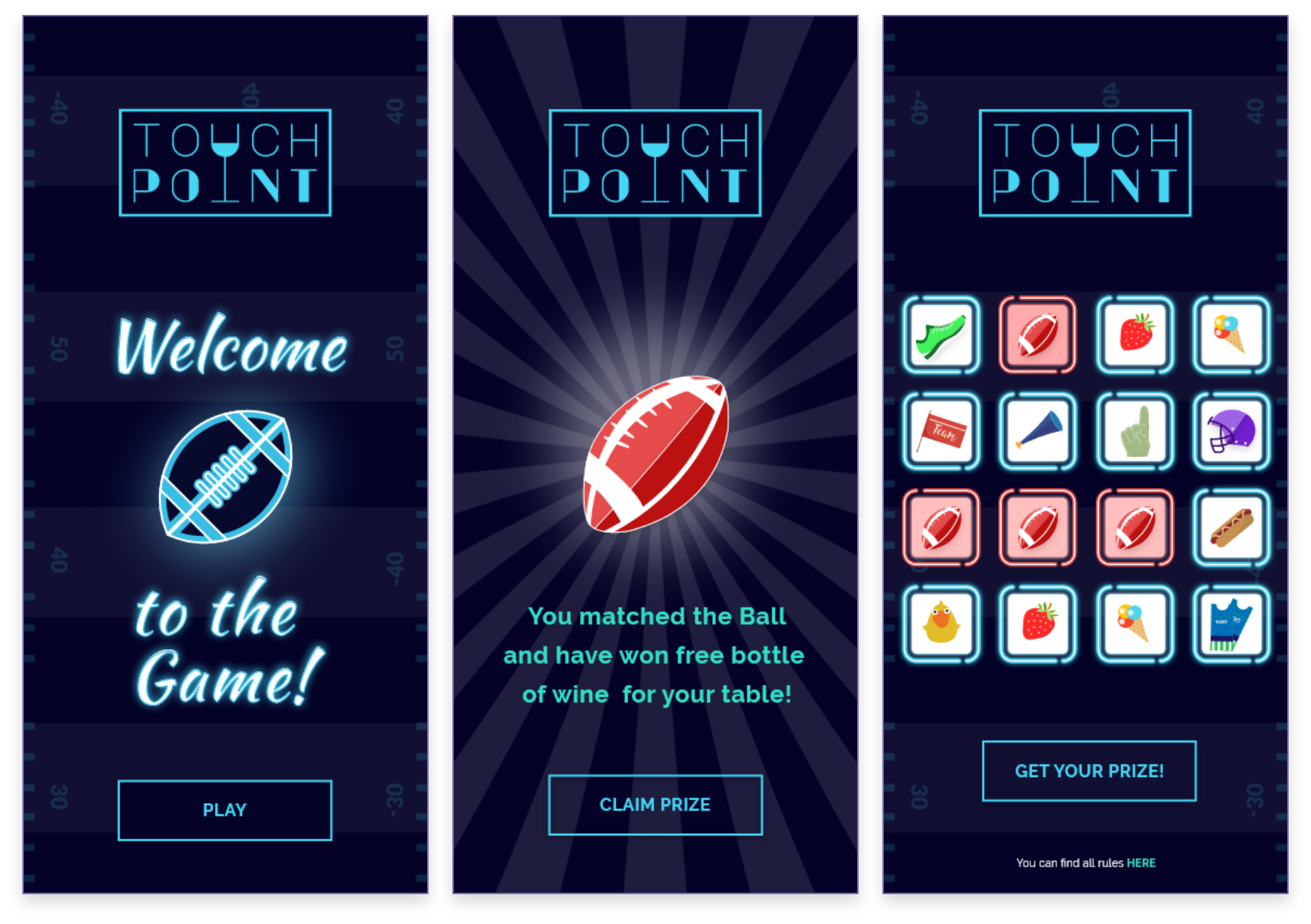 tapwow application screens