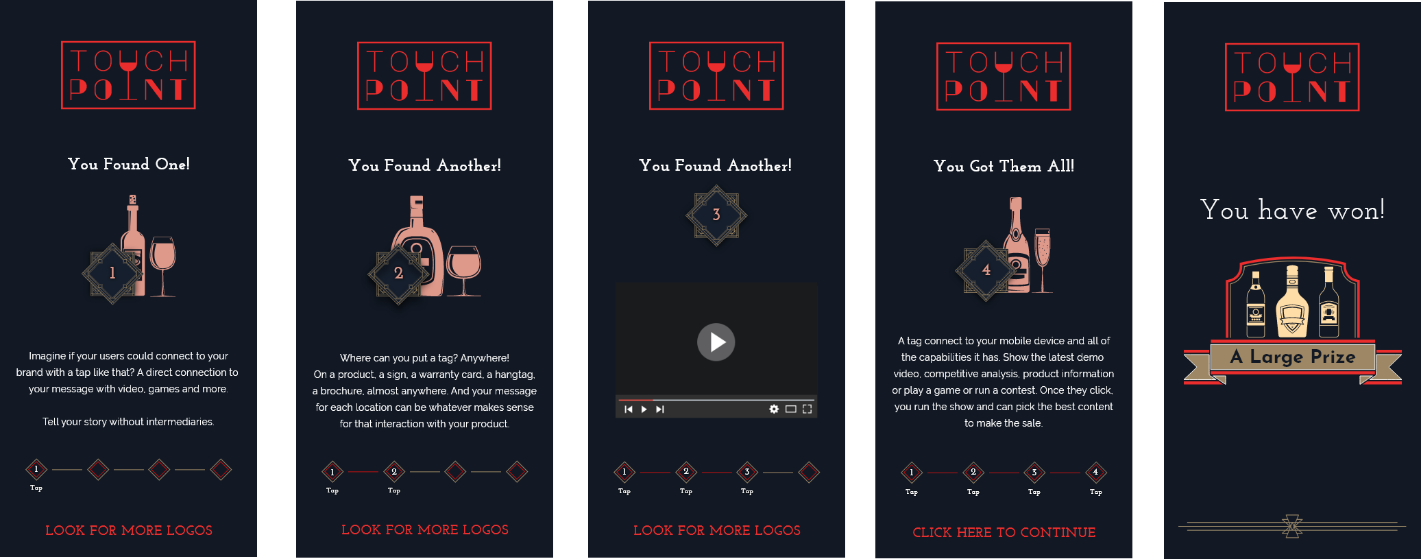 tapwow application screens
