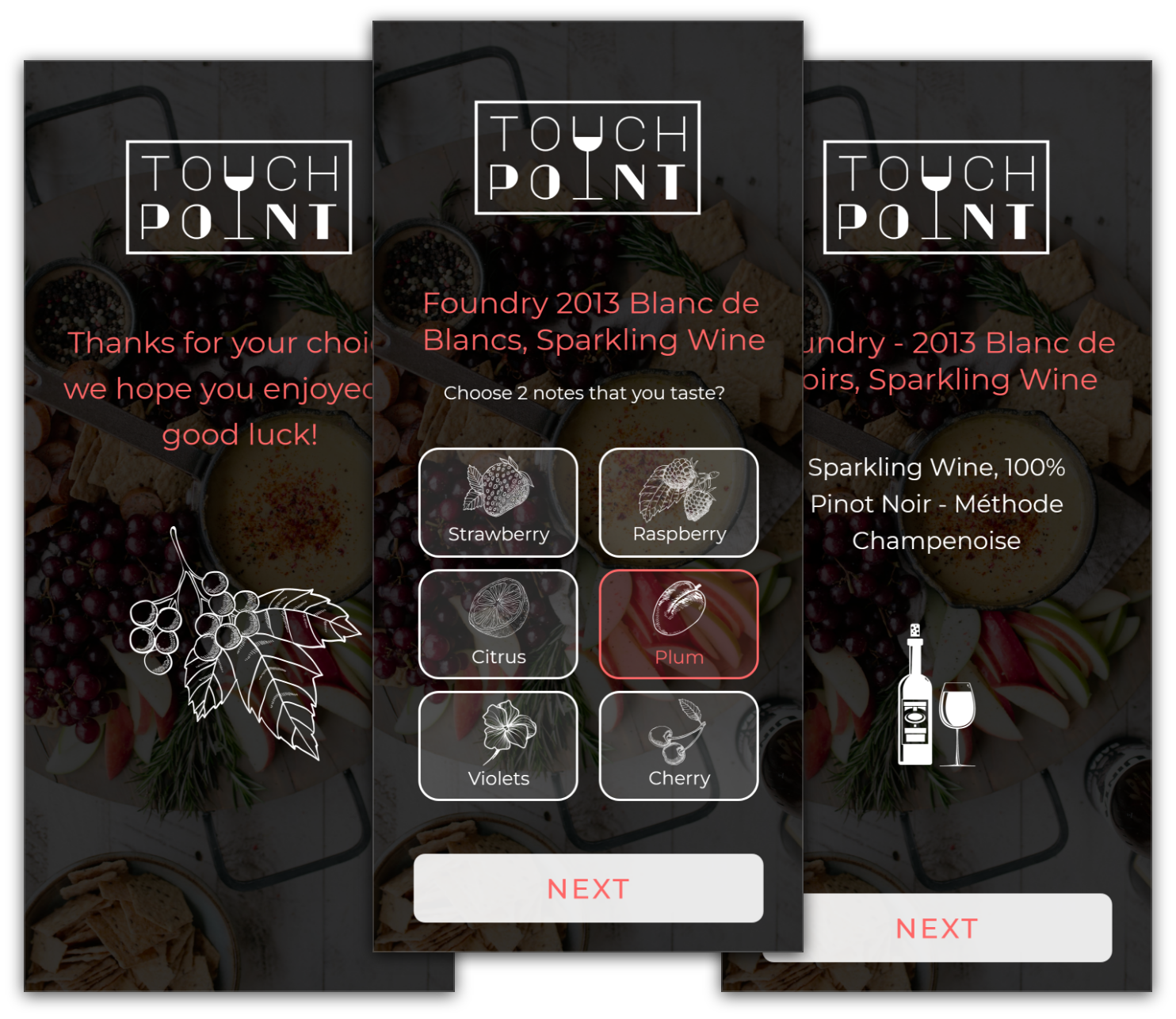 tapwow application screens